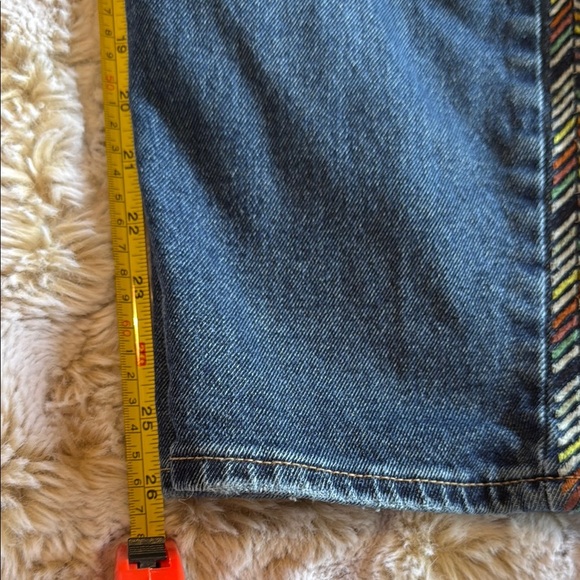 Knox Rose Blue Jeans with Colorful Side Stripes size 8 - Picture 9 of 10